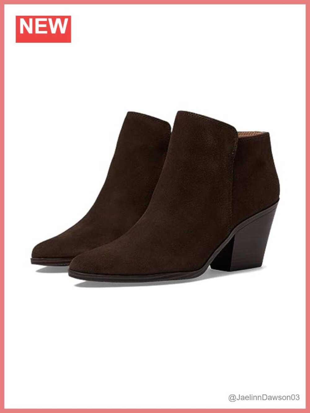 Blondo Women's Noelle Waterproof Ankle Bootie Suede Block Heel Zip